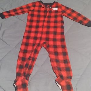 Polar Bear Flannel Footie Pajamas